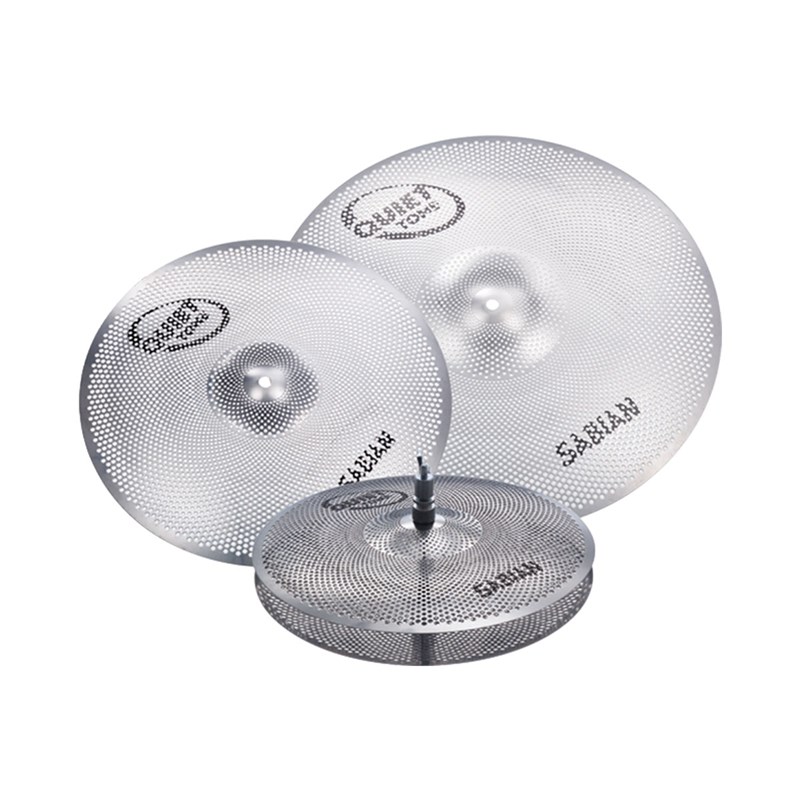 Sabian QTPC503 Quiet Tone Practice Cymbals Box Set - 14/16/20